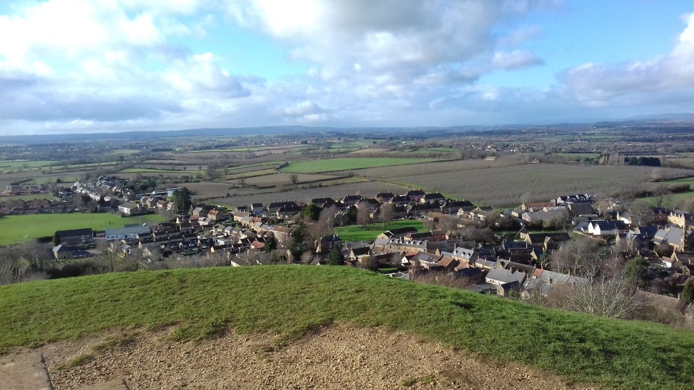 Tiny houses as you look down