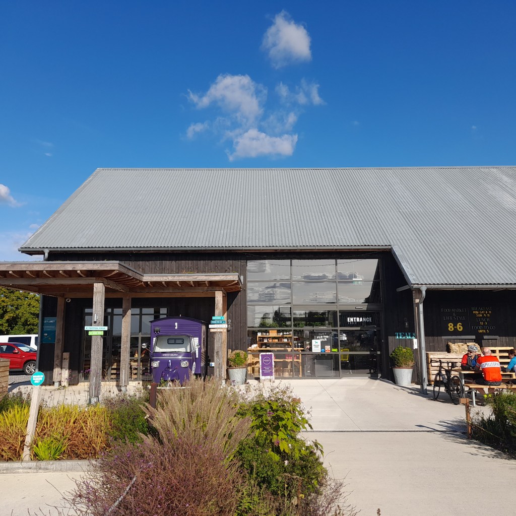 Teals farm shop a large modern building